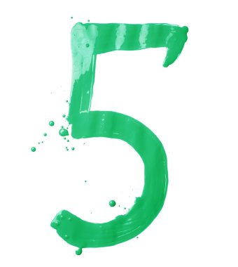 Elle yağlı boya rakam ile çizilmiş