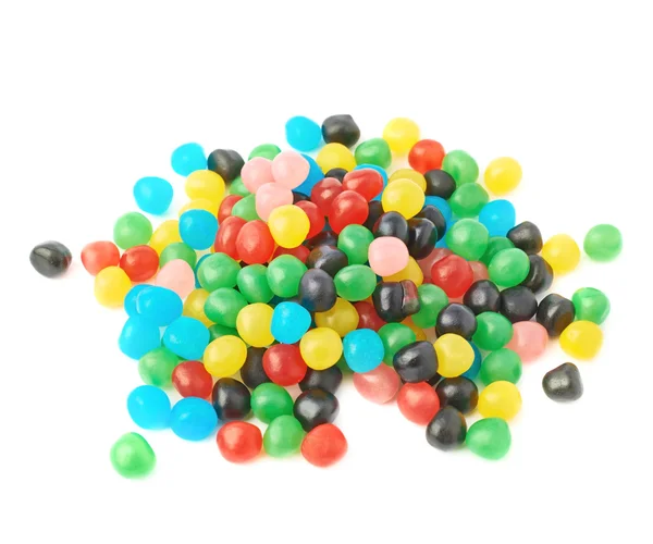 分離されたキャンディ ボールお菓子の山 — ストック写真