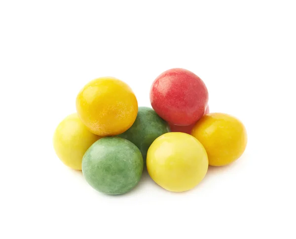 Pile of colorful chewing gum balls — Stock Photo, Image