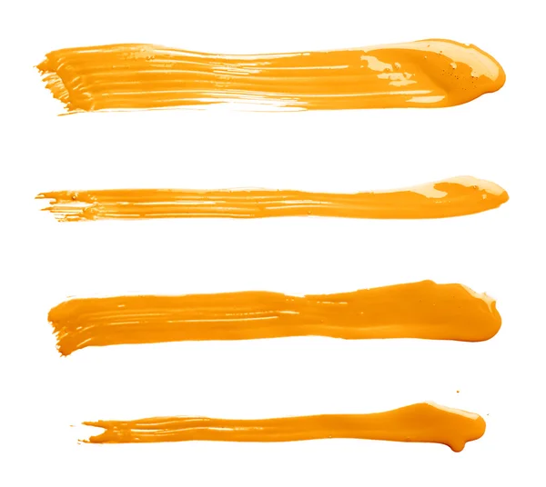Pociągnięcia pędzlem prosto Farba olejna — Zdjęcie stockowe