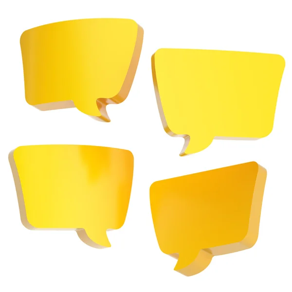 Text bubble shape isolated — Stock Photo, Image