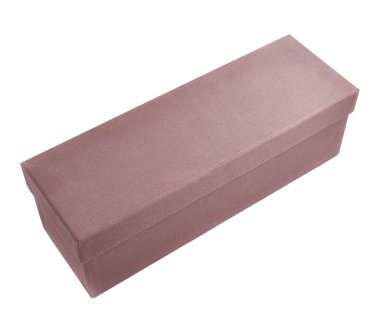 İzole uzun boylu hediye kutusu