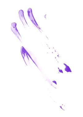 İzole yağlı boya lekeleri