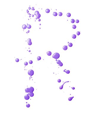 Boya damla ile yapılan mektup