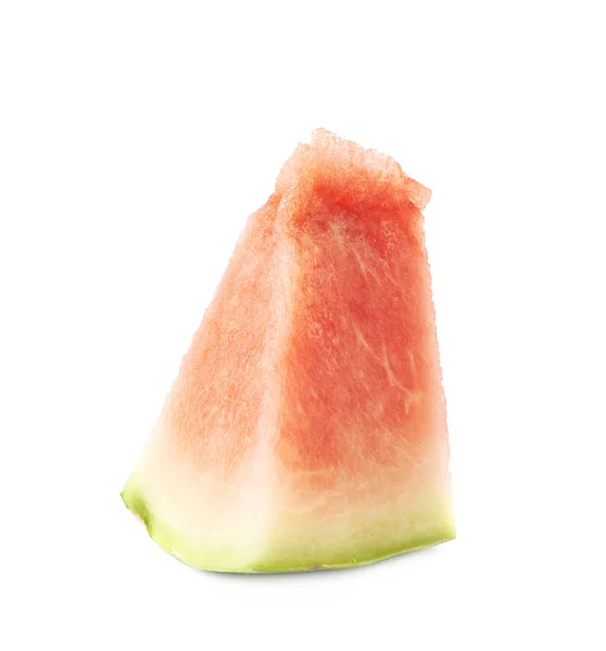 Fatia de melancia em forma de triângulo isolada — Fotografia de Stock