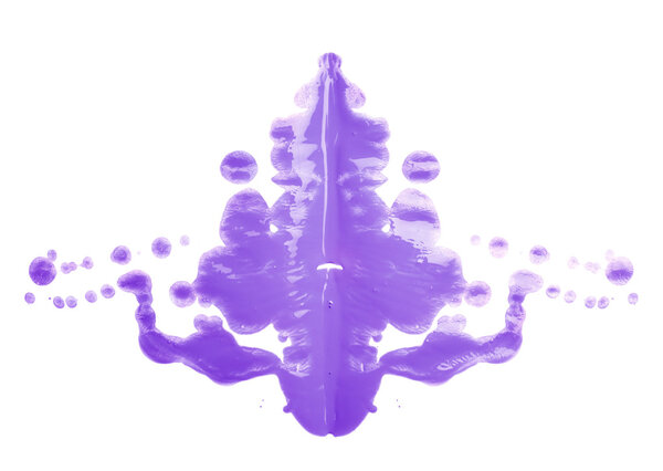 Симметричное пятно краски
