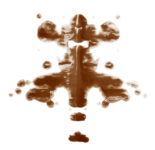 Symmetric paint blot — Stock Photo, Image