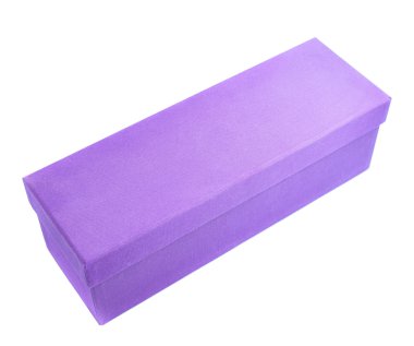 İzole uzun boylu hediye kutusu