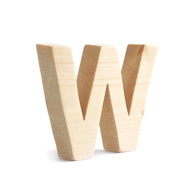 Wooden block letter isolated — Stock Photo, Image