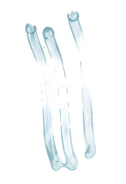 İzole yağlı boya lekeleri