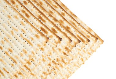 Birden çok matza flatbreads bir başka bir yere yalan