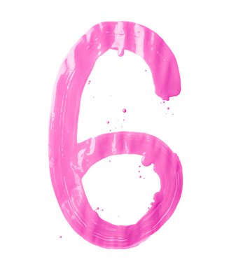 Elle yağlı boya rakam ile çizilmiş