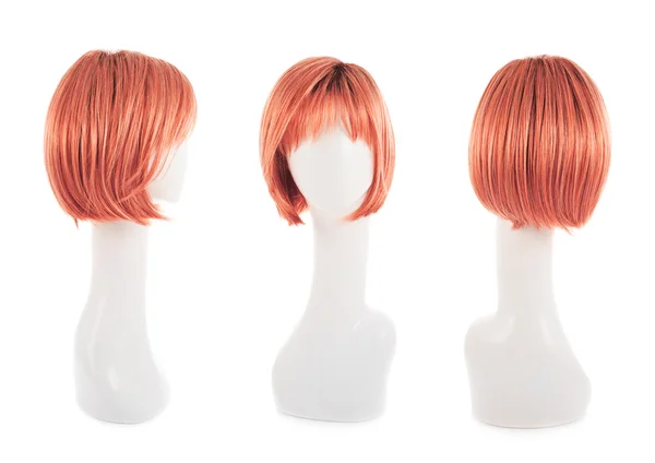 Hair wig over the mannequin head — Stock Photo, Image