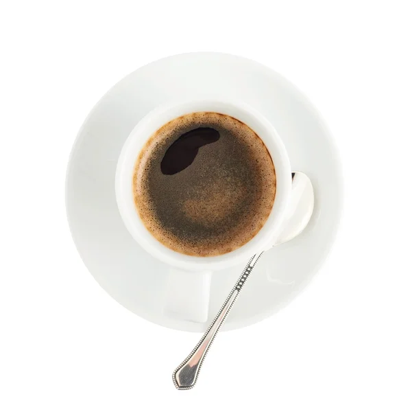 Tazza di caffè nero — Foto Stock