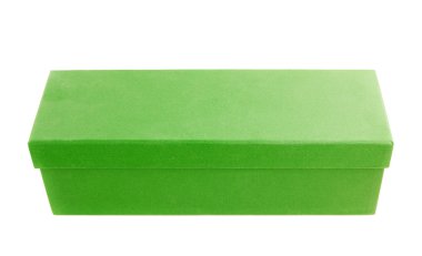 İzole uzun boylu hediye kutusu