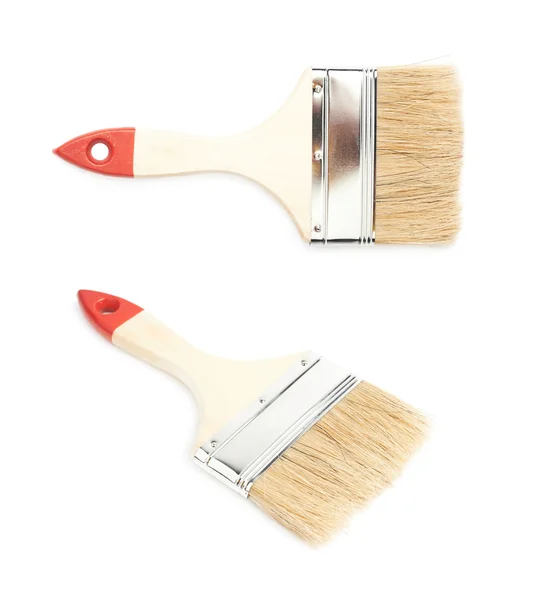 Wide paint brushes — Stock Photo, Image