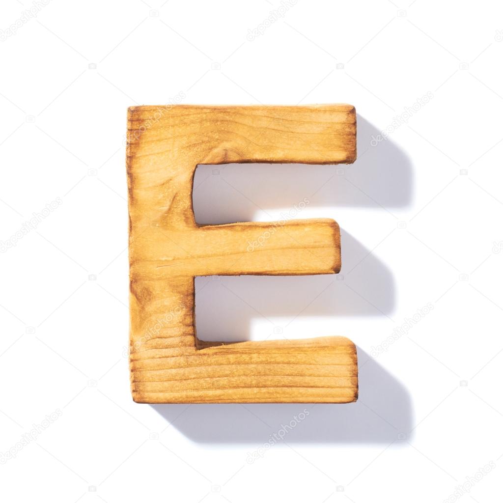 Brown Wooden Letter E Stock Photo Exopixel 65893179 Brown Wooden Letter E Stock Photo