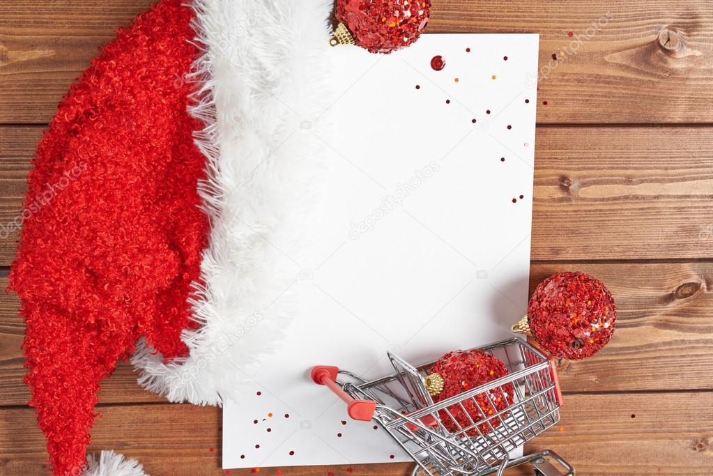 Shopping List For Christmas Stock Photo Exopixel 65898807