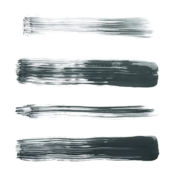 Straight oil paint brush strokes — Stock Photo, Image