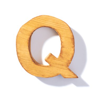 ahşap harf q