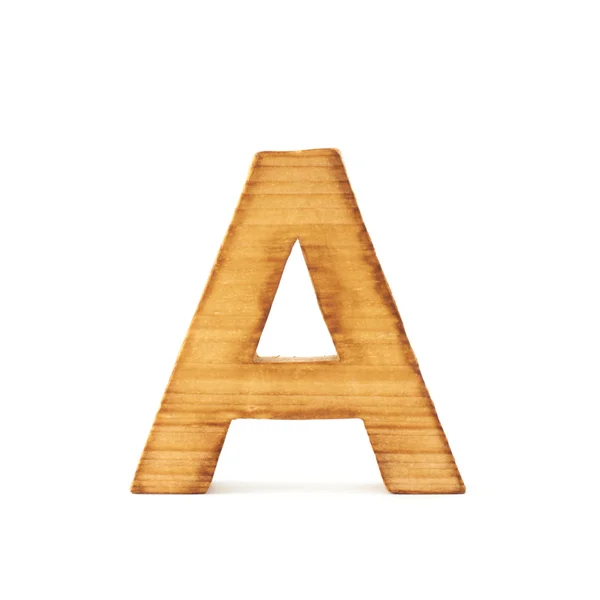 Trä brev en — Stockfoto