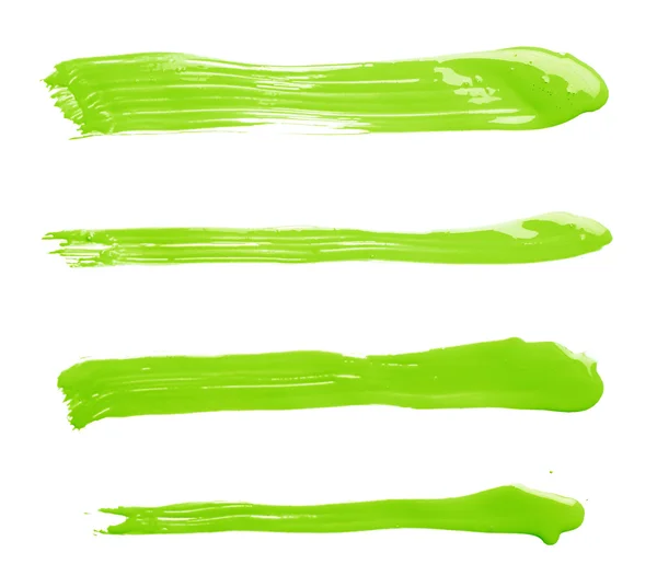 Straight oil paint brush strokes — Stock Photo, Image