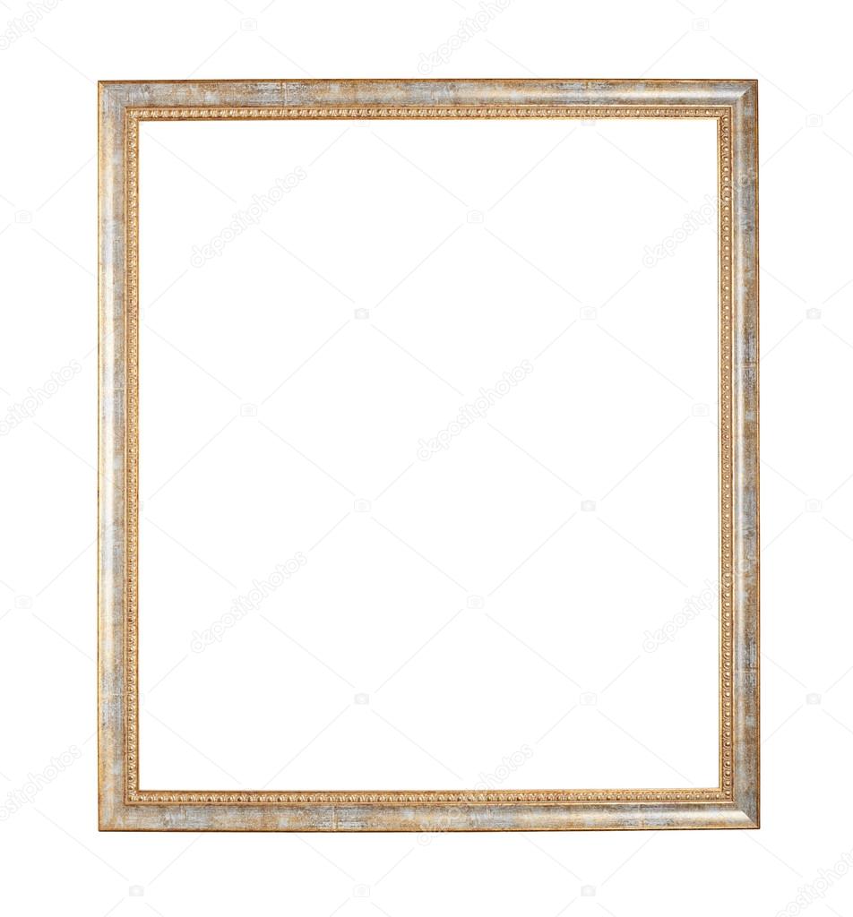 Empty copyspace wooden picture frame