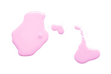 Su birikintisi bir boya dökülme