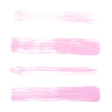 Düz yağlı boya fırça darbeleri