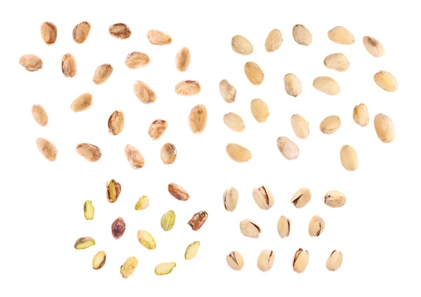 Set of multiple pistachios — Stock Photo, Image