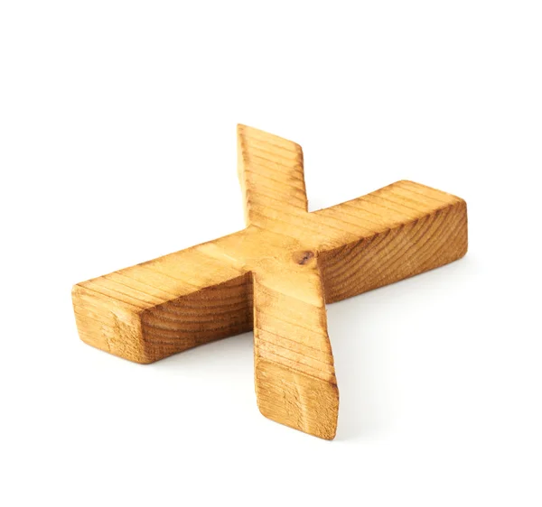 Lettera di legno X — Foto Stock