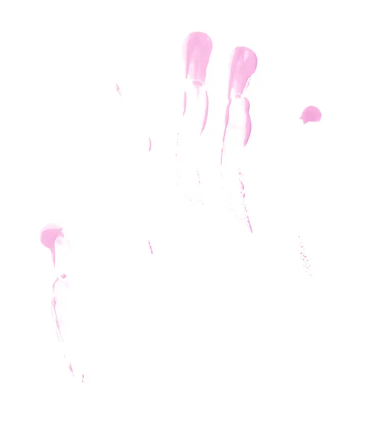 Farba olejna plamy na białym tle — Zdjęcie stockowe