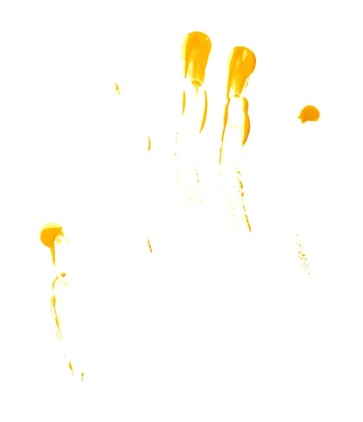 Oil paint stains isolated — Stock Photo, Image
