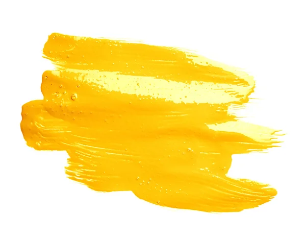 Hand made oil paint brush stroke — Stock Photo, Image