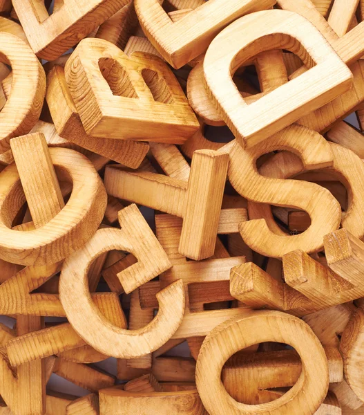 Letras de madera — Foto de Stock