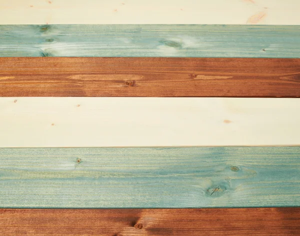 Paint coated wooden boards — Stock Photo, Image