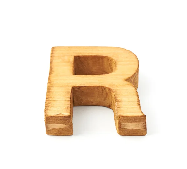 Wooden letter R — Stock Photo, Image