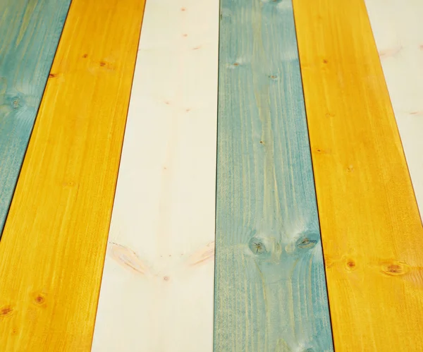 Paint coated wooden boards — Stock Photo, Image