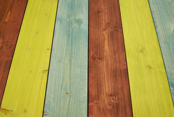Tableros de madera recubiertos de pintura — Foto de Stock
