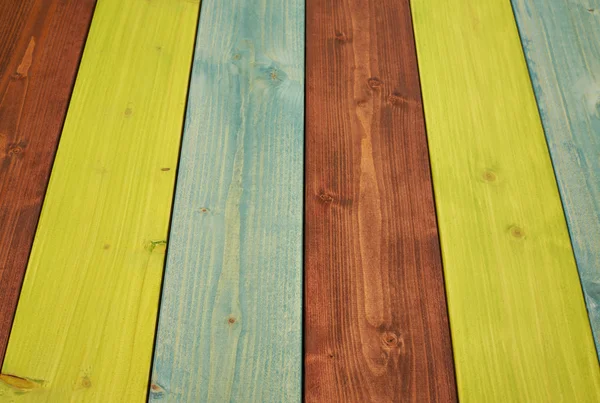 Farbe beschichtete Holzplatten — Stockfoto