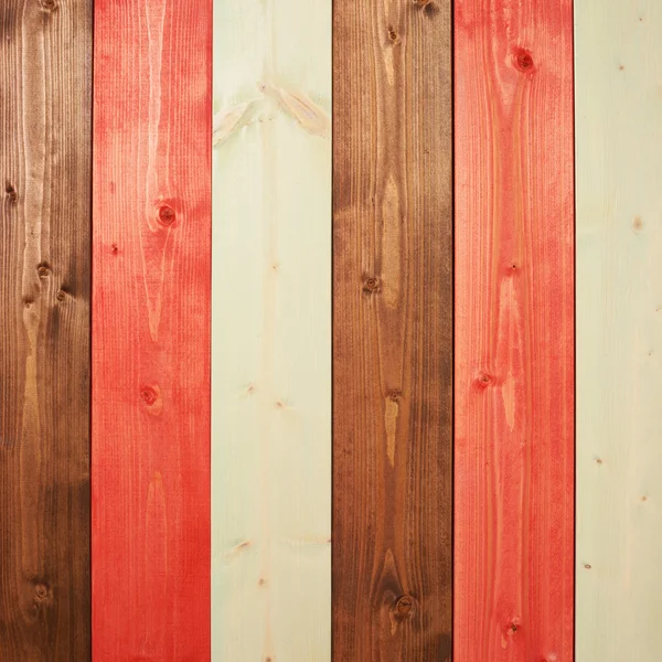 Panneaux de bois enduits de peinture — Photo