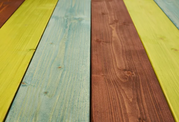 Farbe beschichtete Holzplatten — Stockfoto