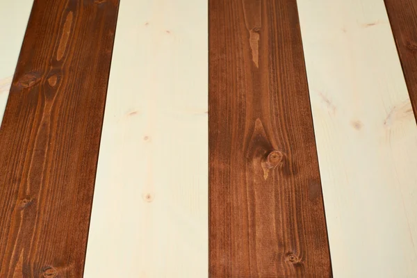 Pintura revestida placas de madeira — Fotografia de Stock