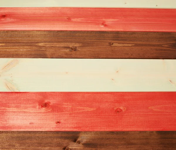 Paint coated wooden boards — Stock Photo, Image