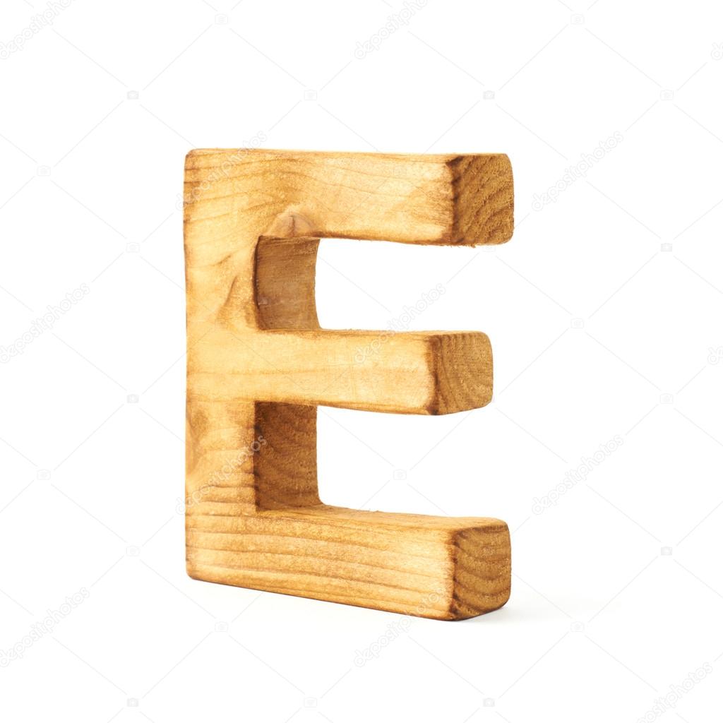 Wooden Letter E Stock Photo Exopixel 68176239 Wooden Letter E Stock Photo