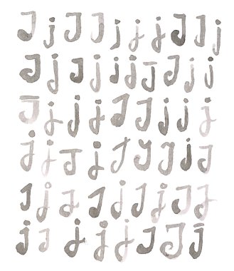 Birden çok J harfleri kümesi