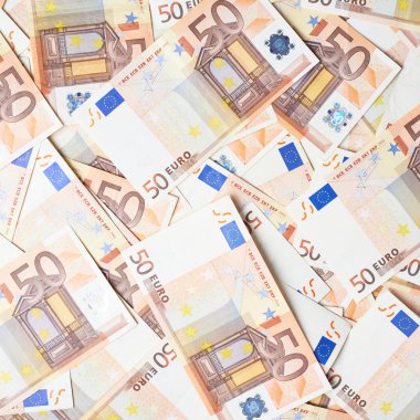 Multuple 50 euro banka notları