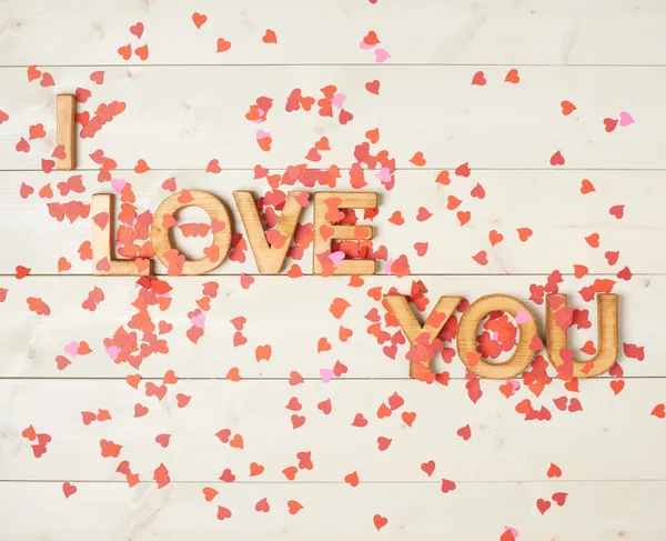 I love you composition — Stock Photo, Image