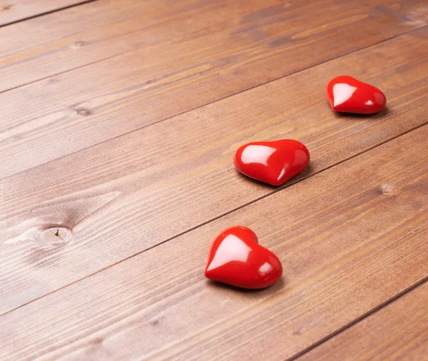 Composition of three hearts — Stock Photo, Image