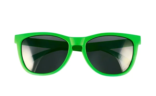 绿太阳的眼镜 — 图库照片